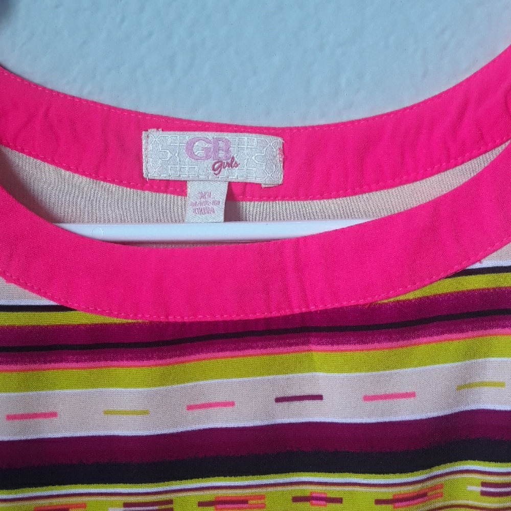 GB girls  " kaleidoscope heart "  dress . - Picture 2 of 4